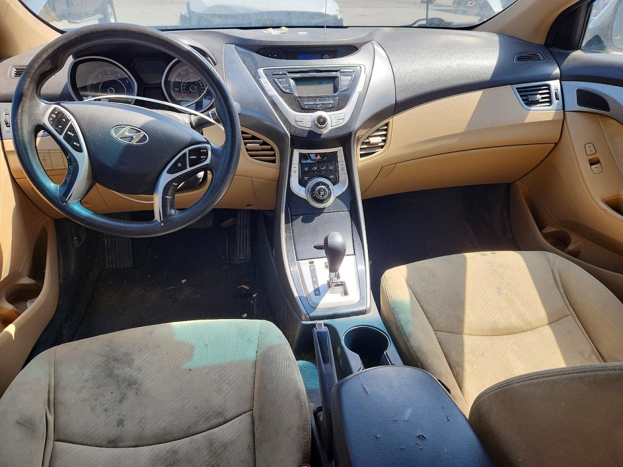 2012 Hyundai Elantra Blue vin: KMHDH4AE2CU304502