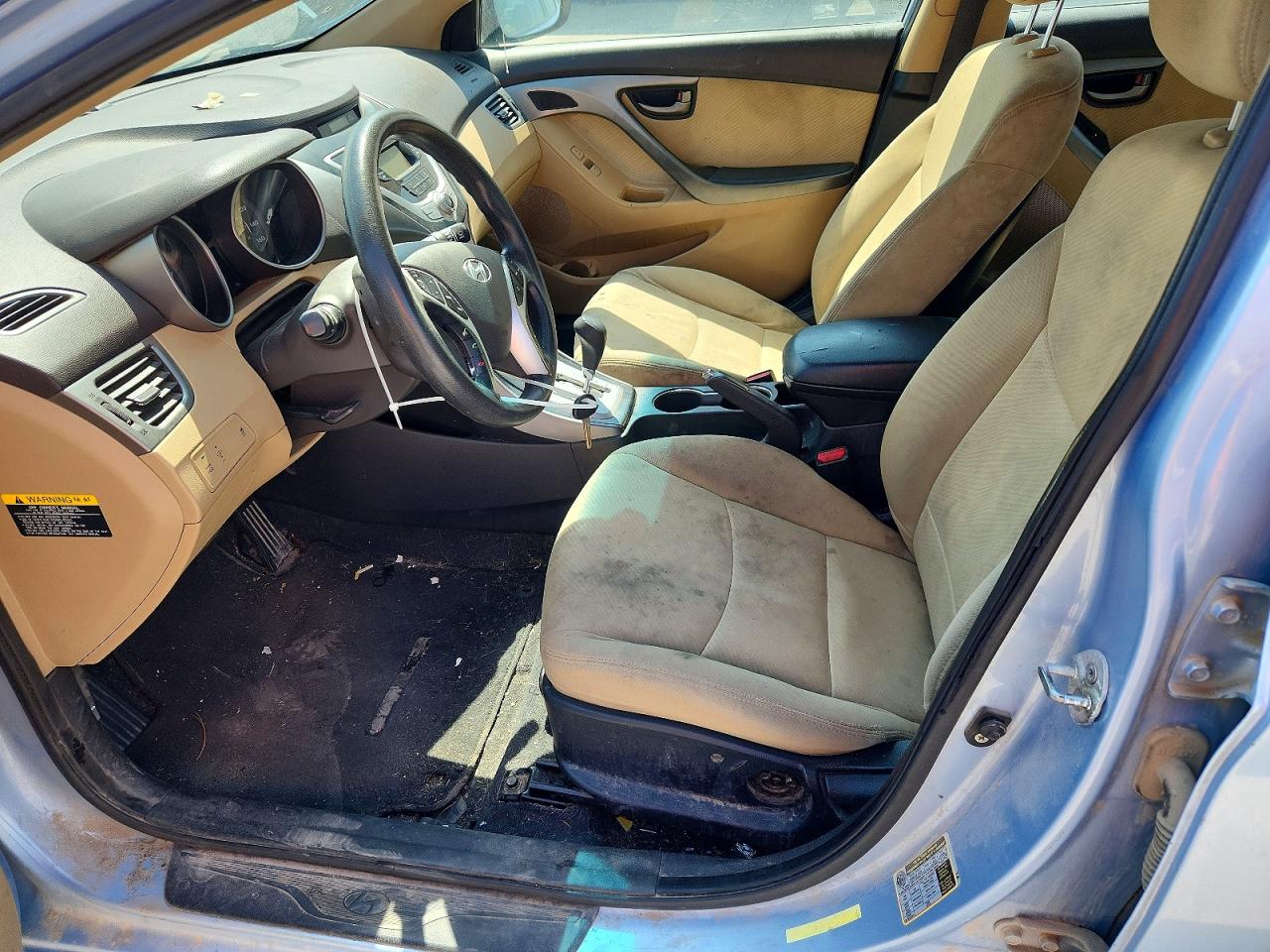 2012 Hyundai Elantra Blue vin: KMHDH4AE2CU304502