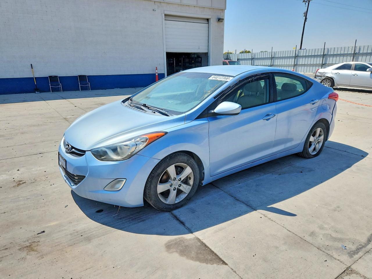 2012 Hyundai Elantra Blue vin: KMHDH4AE2CU304502