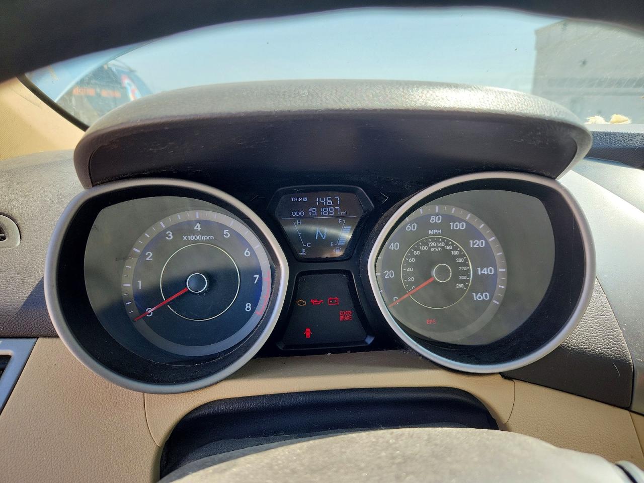 2012 Hyundai Elantra Blue vin: KMHDH4AE2CU304502