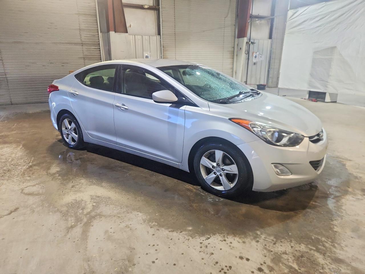 2012 Hyundai Elantra Gls Silver vin: KMHDH4AE2CU313801