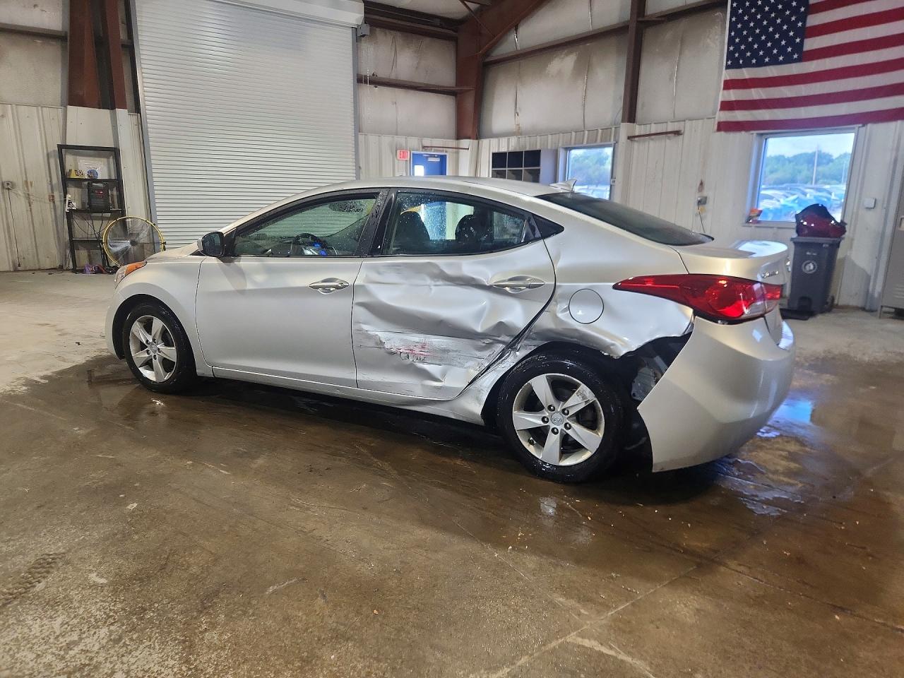 2012 Hyundai Elantra Gls Silver vin: KMHDH4AE2CU313801