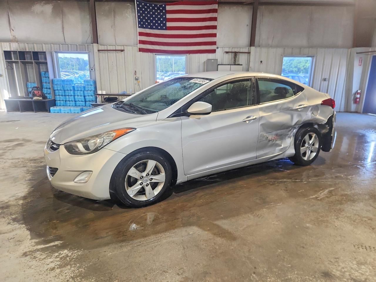 2012 Hyundai Elantra Gls Silver vin: KMHDH4AE2CU313801