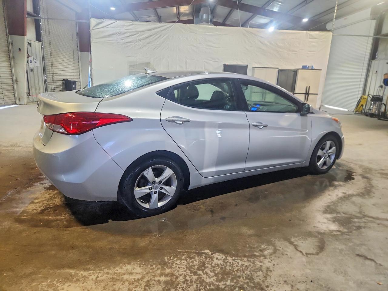 2012 Hyundai Elantra Gls Silver vin: KMHDH4AE2CU313801