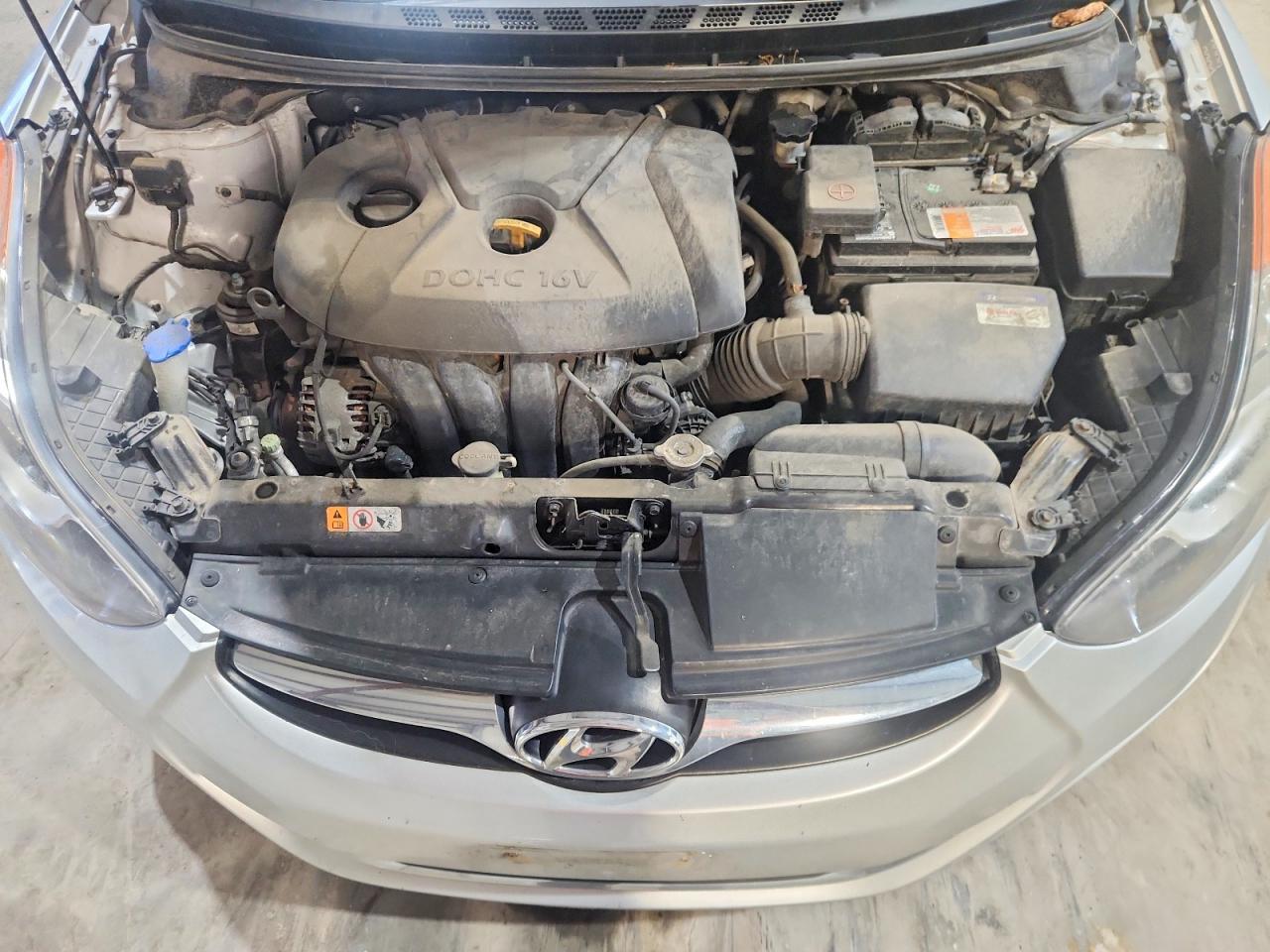 2012 Hyundai Elantra Gls Silver vin: KMHDH4AE2CU313801