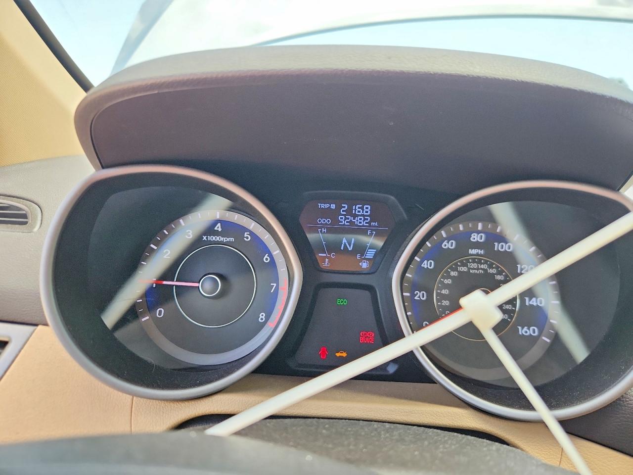 2012 Hyundai Elantra Gls Blue vin: KMHDH4AE2CU314057