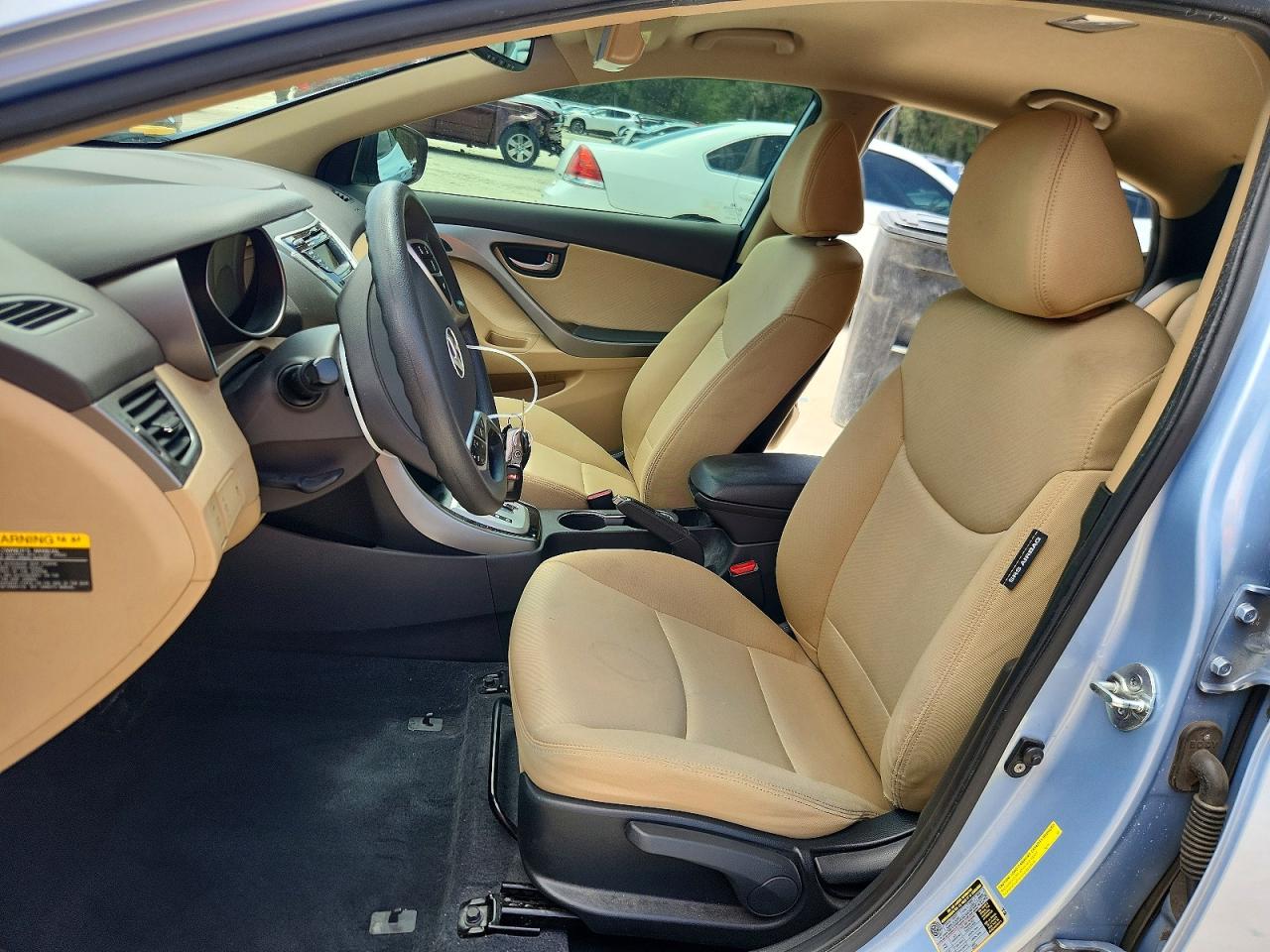 2012 Hyundai Elantra Gls Blue vin: KMHDH4AE2CU314057