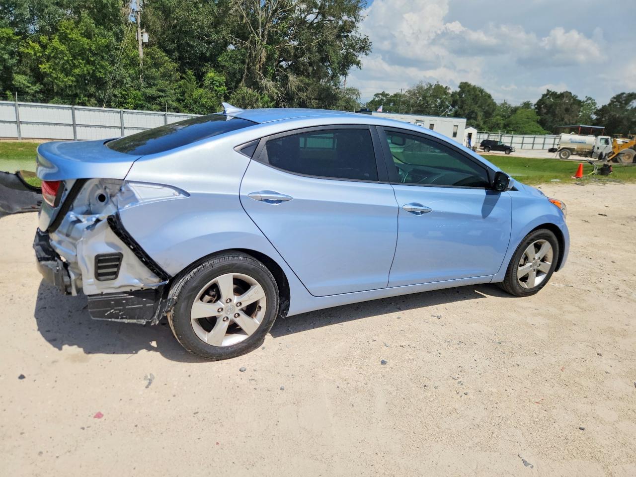 2012 Hyundai Elantra Gls Blue vin: KMHDH4AE2CU314057