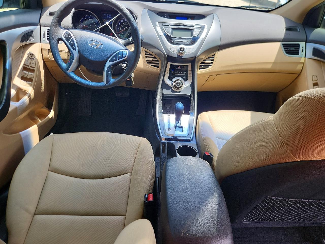 2012 Hyundai Elantra Gls Blue vin: KMHDH4AE2CU314057