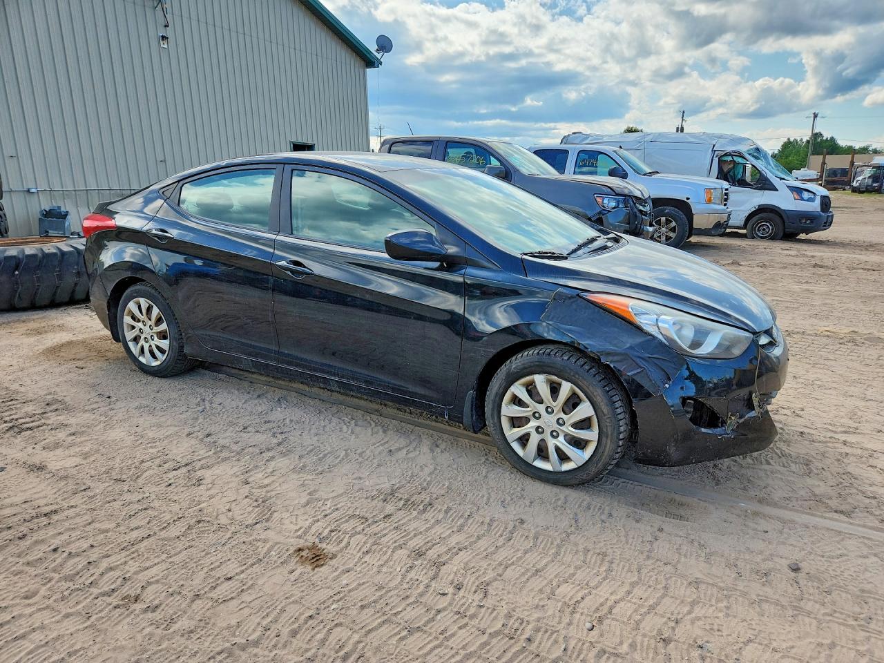 2012 Hyundai Elantra Gls Blue vin: KMHDH4AE2CU315306