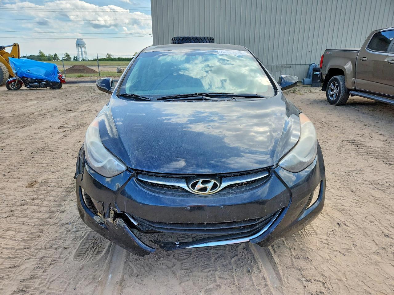 2012 Hyundai Elantra Gls Blue vin: KMHDH4AE2CU315306