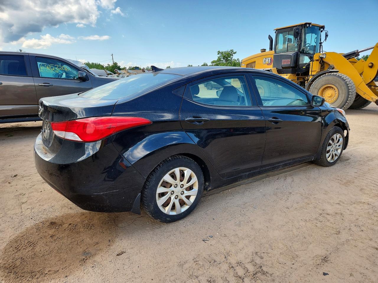 2012 Hyundai Elantra Gls Blue vin: KMHDH4AE2CU315306