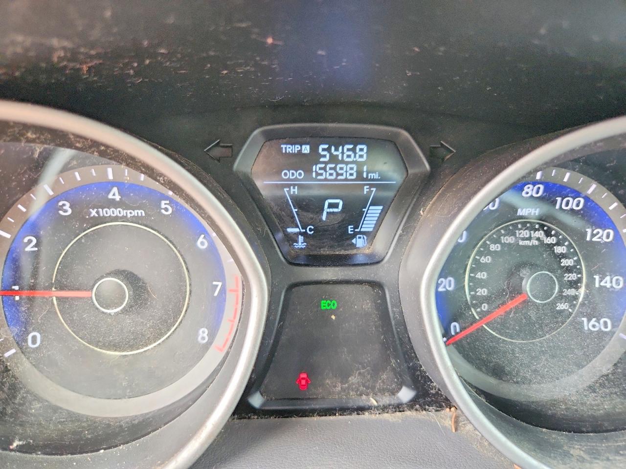 2012 Hyundai Elantra Gls Blue vin: KMHDH4AE2CU315306
