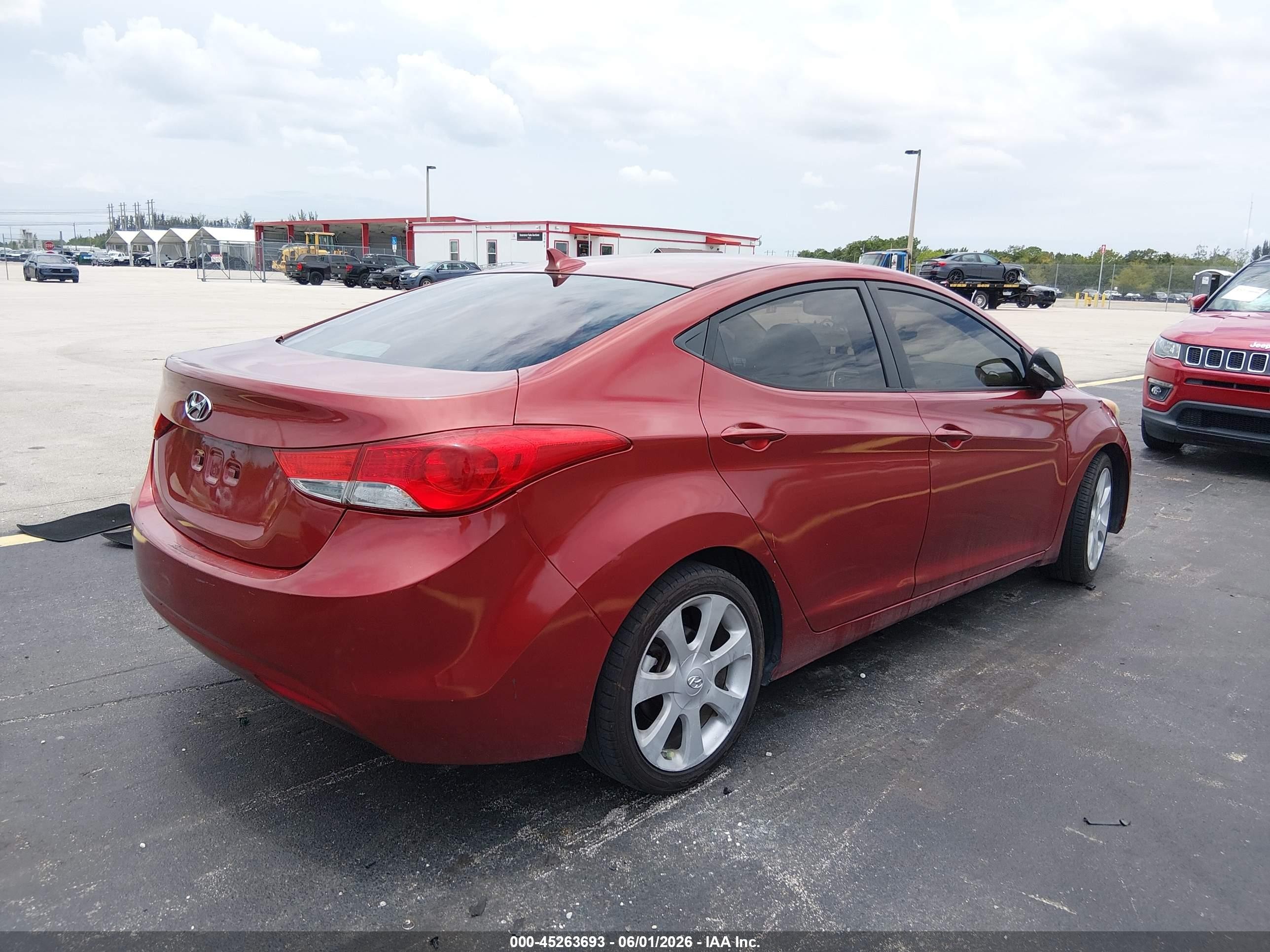 2012 Hyundai Elantra Limited (ulsan Plant) Red vin: KMHDH4AE2CU320778