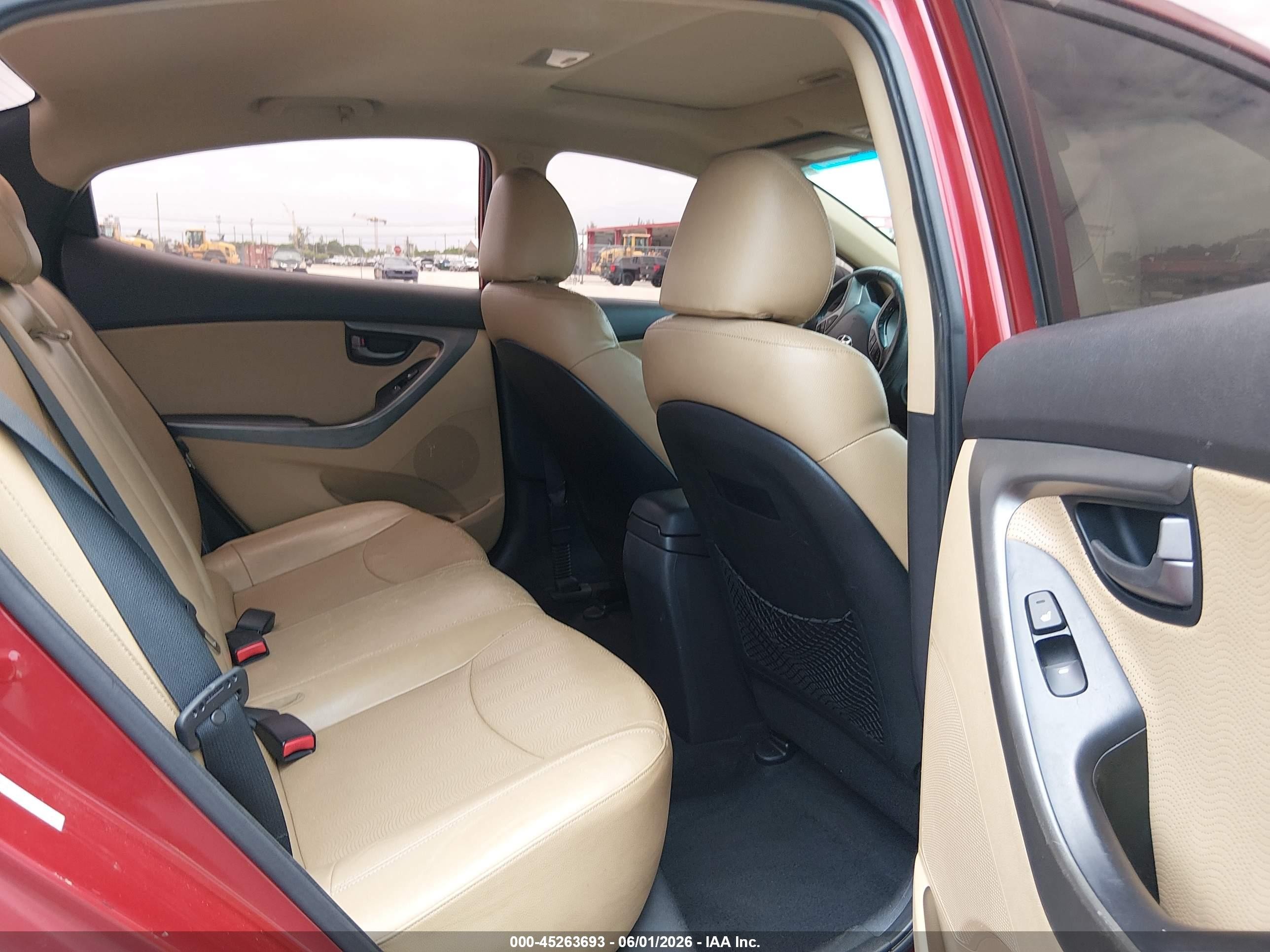 2012 Hyundai Elantra Limited (ulsan Plant) Red vin: KMHDH4AE2CU320778