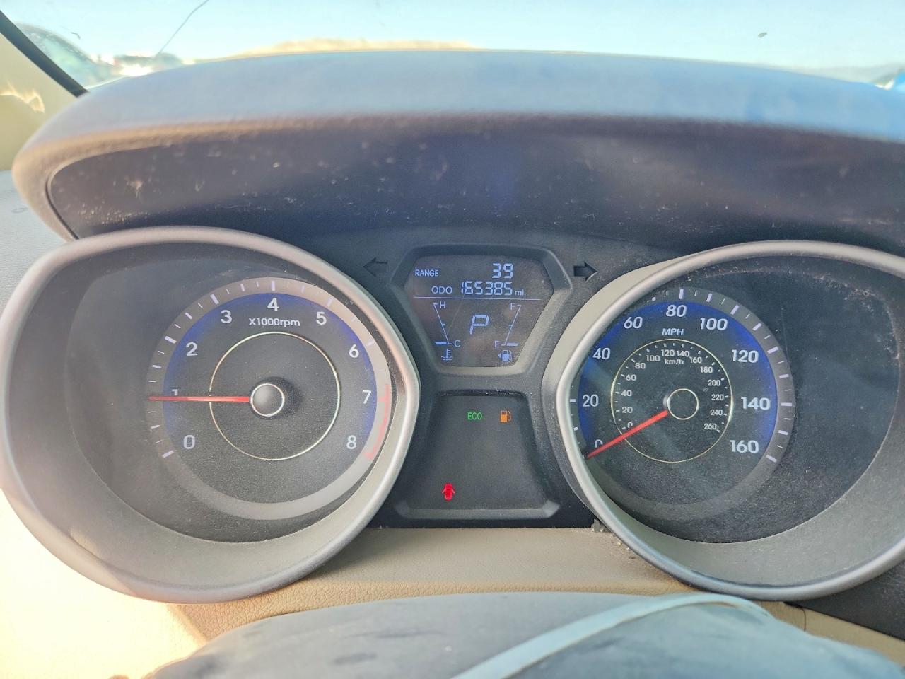 2012 Hyundai Elantra Gls Burgundy vin: KMHDH4AE2CU323504