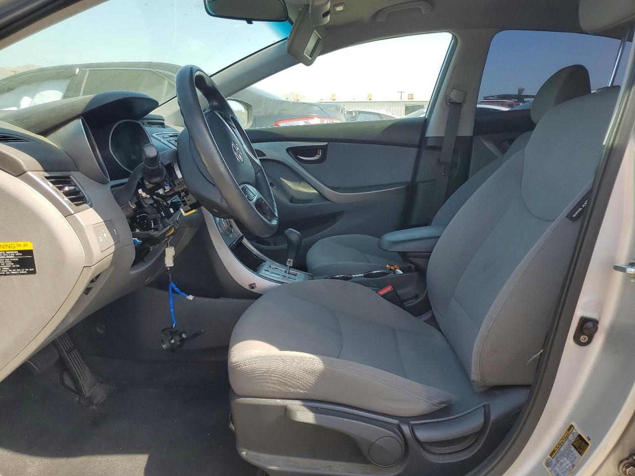 2012 Hyundai Elantra Gls Silver vin: KMHDH4AE2CU341274