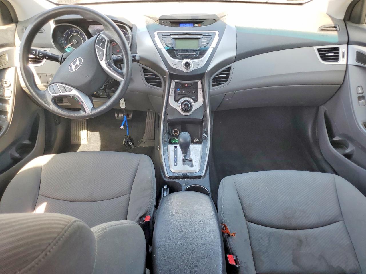 2012 Hyundai Elantra Gls Silver vin: KMHDH4AE2CU341274