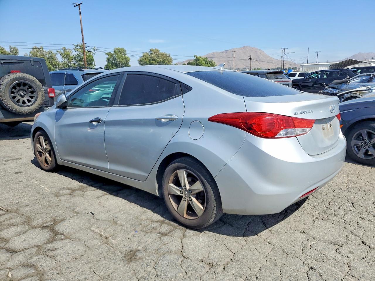 2012 Hyundai Elantra Gls Silver vin: KMHDH4AE2CU341274