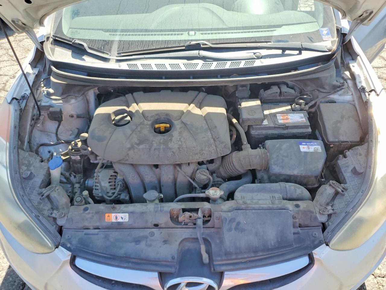 2012 Hyundai Elantra Gls Silver vin: KMHDH4AE2CU341274