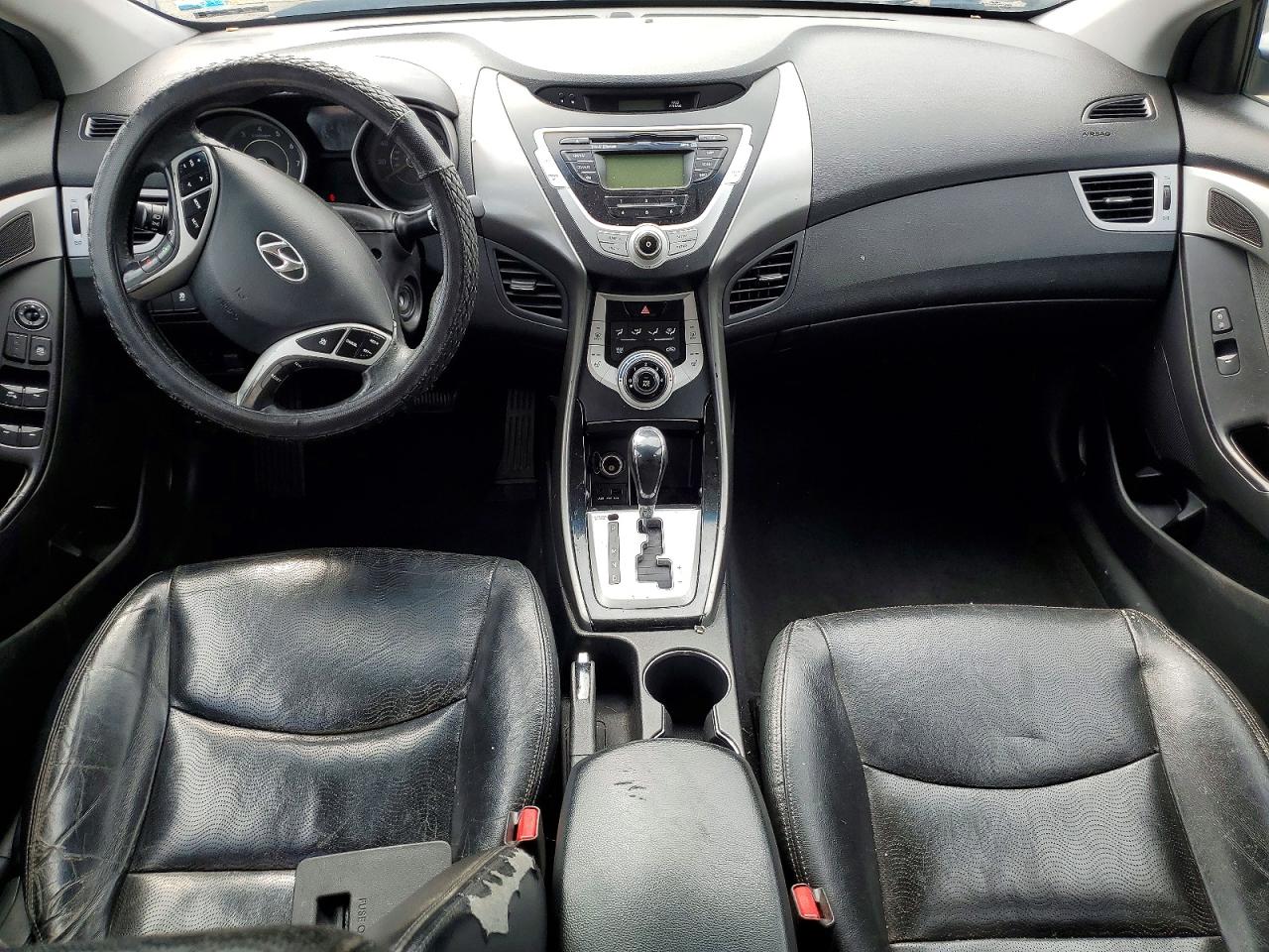 2012 Hyundai Elantra Limited Silver vin: KMHDH4AE2CU352355