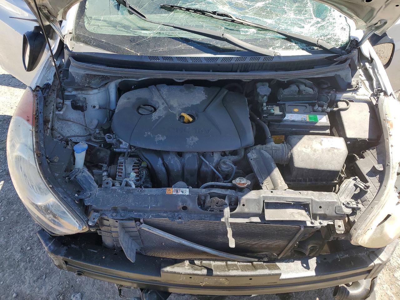 2012 Hyundai Elantra Gls Silver vin: KMHDH4AE2CU367681