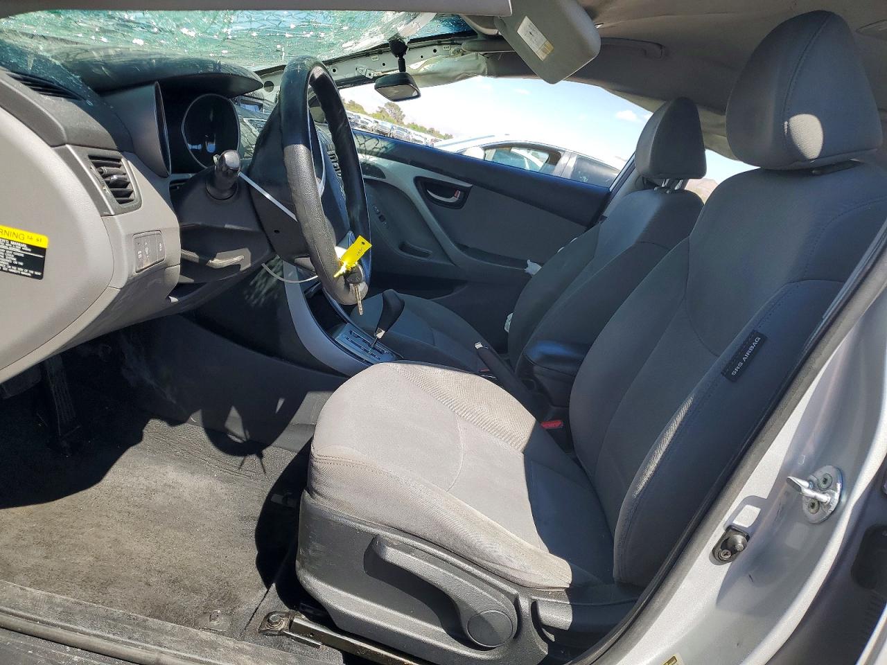 2012 Hyundai Elantra Gls Silver vin: KMHDH4AE2CU367681