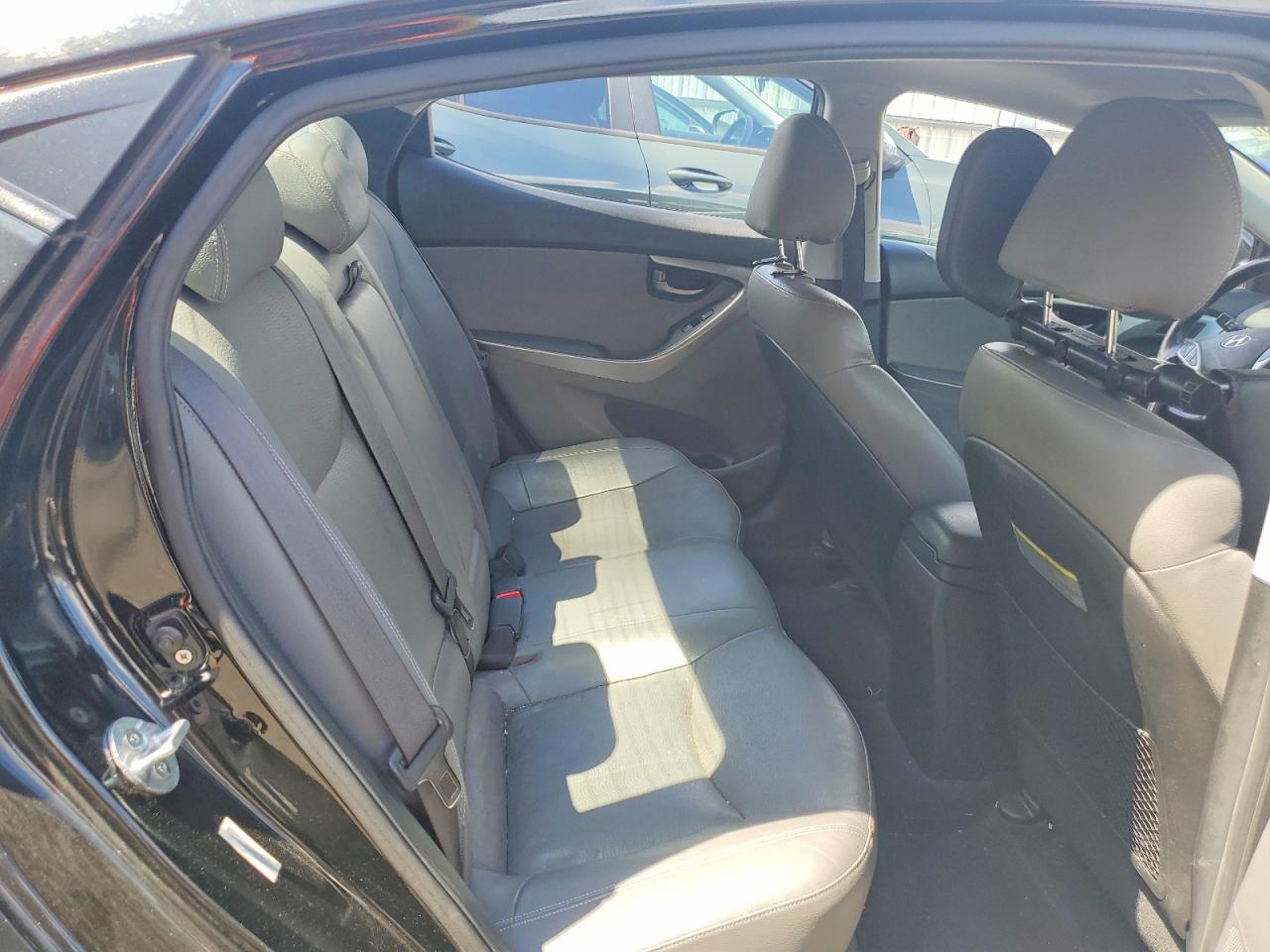 2012 Hyundai Elantra Limited Black vin: KMHDH4AE2CU393231