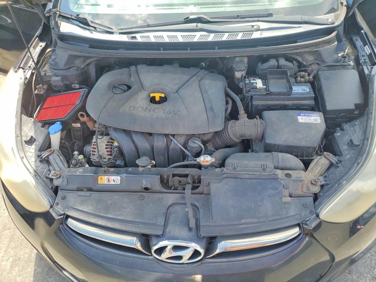 2012 Hyundai Elantra Limited Black vin: KMHDH4AE2CU393231