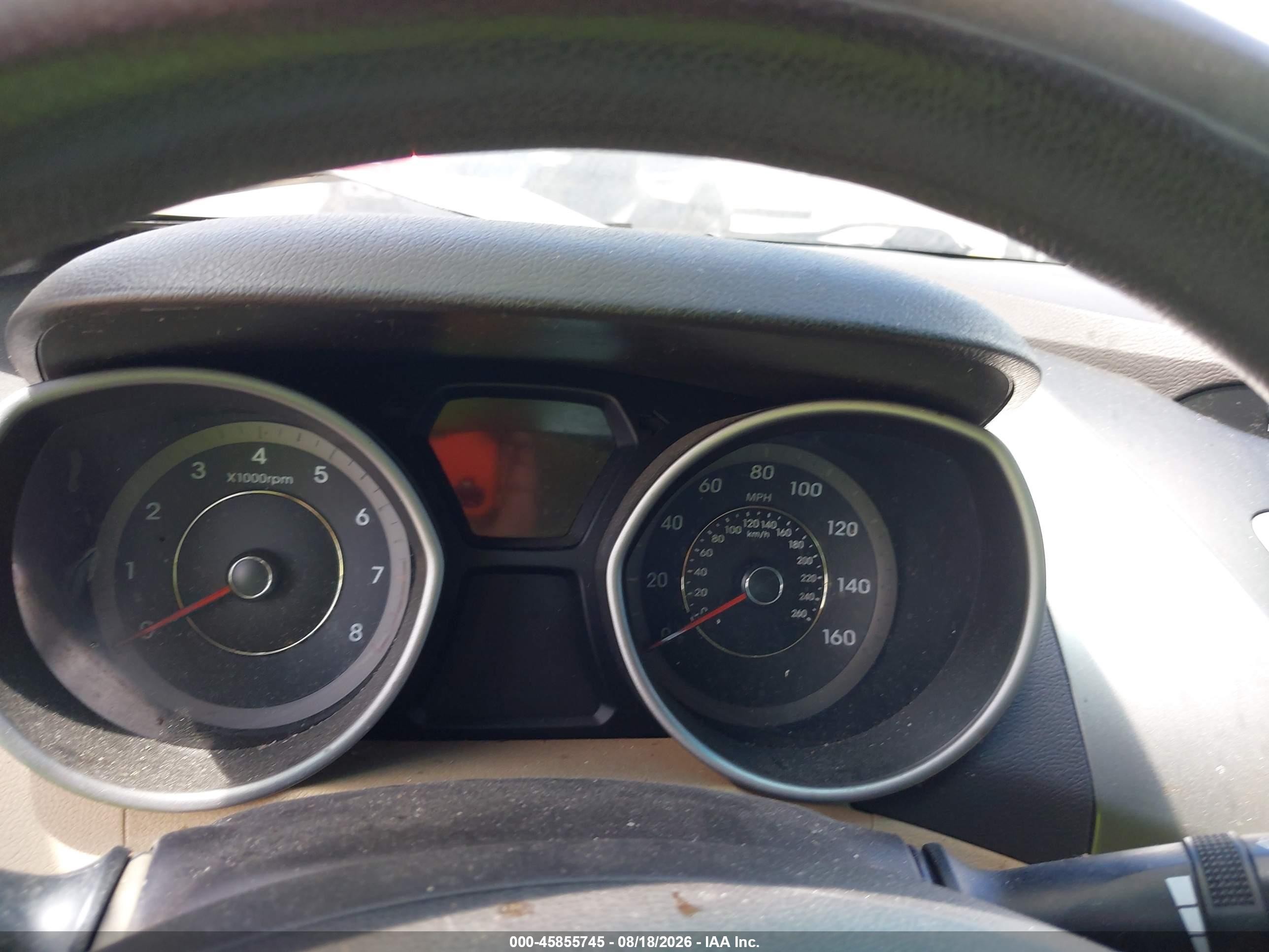 2012 Hyundai Elantra Gls (ulsan Plant) Red vin: KMHDH4AE2CU416653