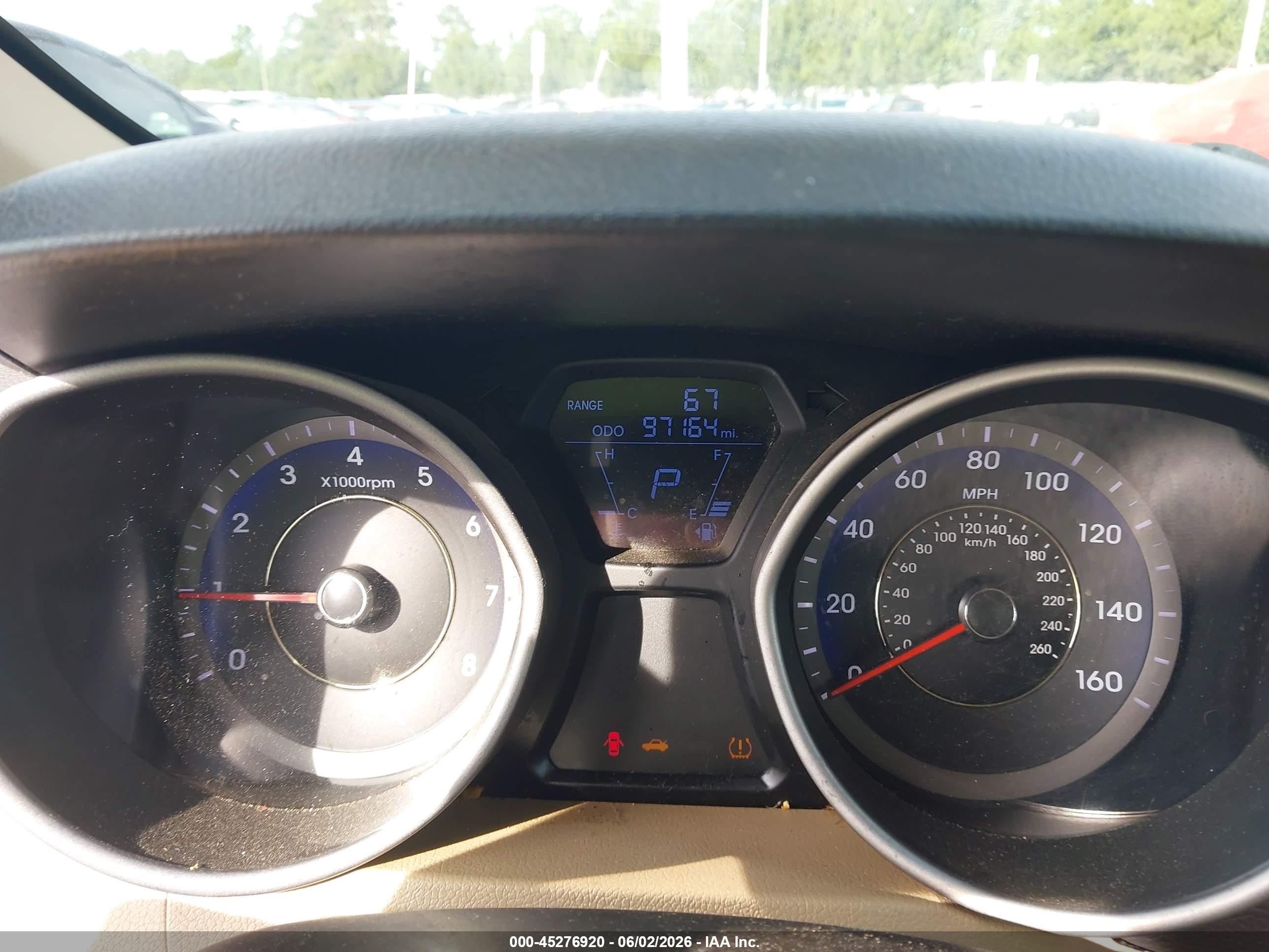 2012 Hyundai Elantra Gls (ulsan Plant) Light Blue vin: KMHDH4AE2CU419665