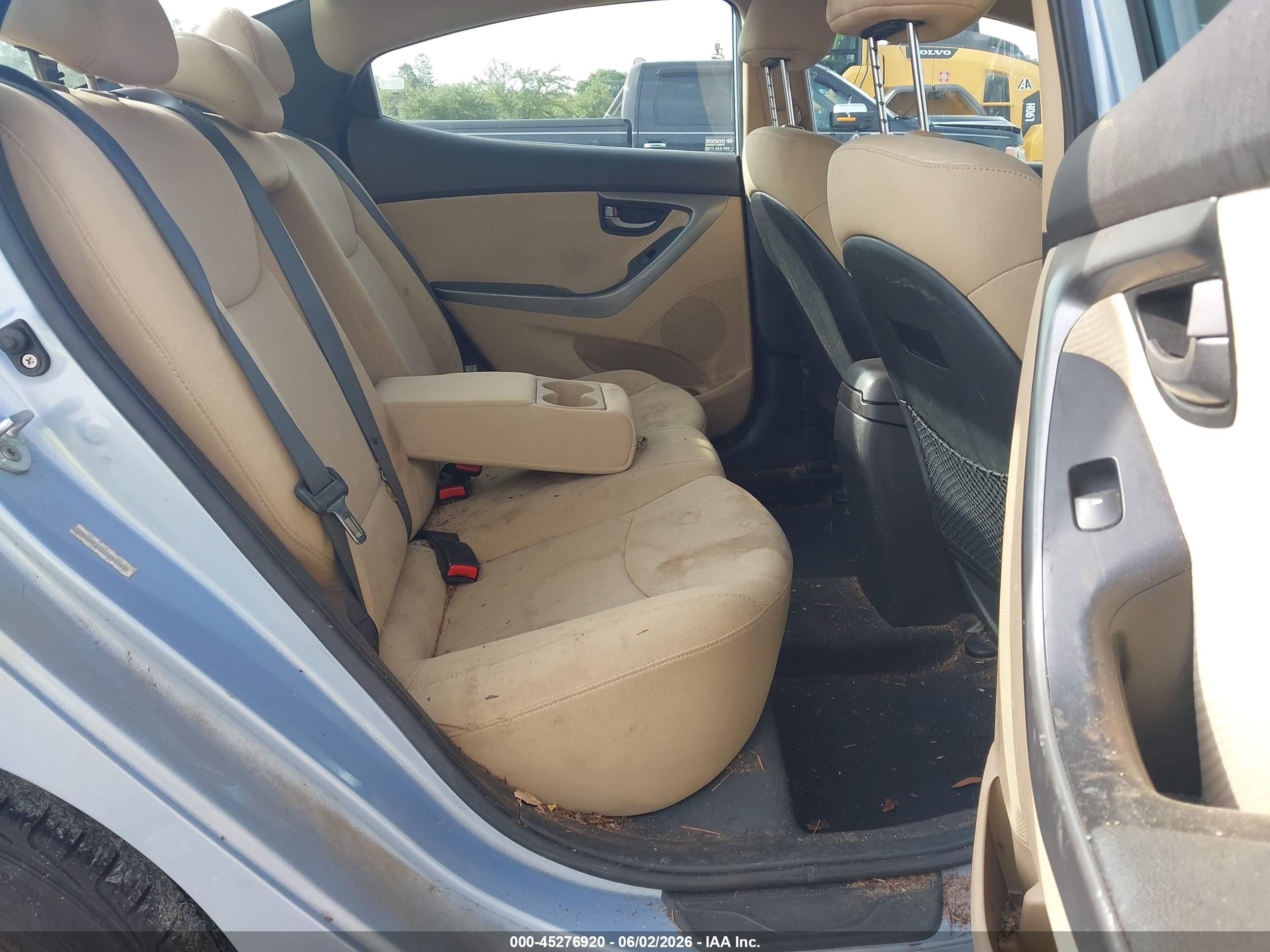 2012 Hyundai Elantra Gls (ulsan Plant) Light Blue vin: KMHDH4AE2CU419665