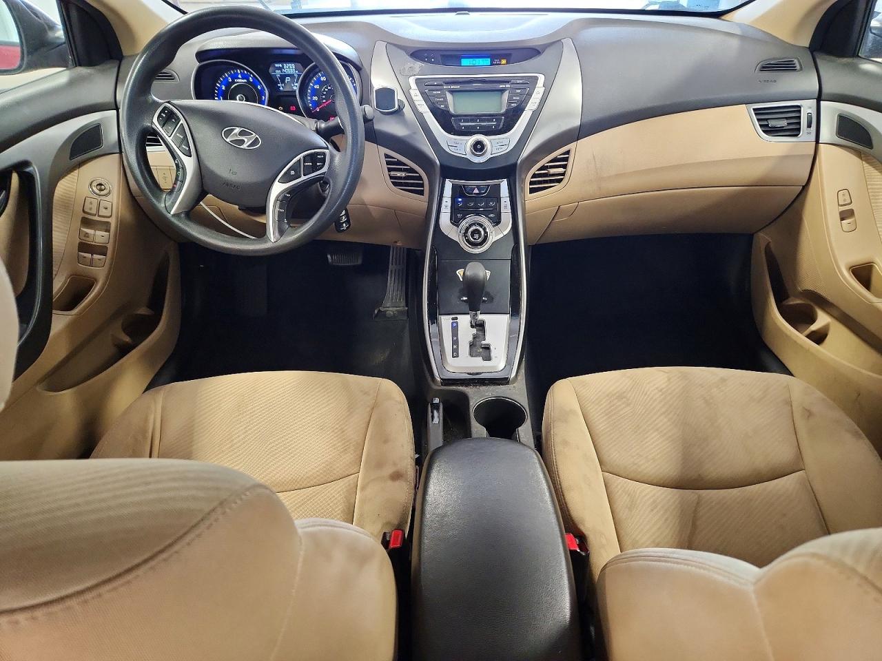 2012 Hyundai Elantra Gls Red vin: KMHDH4AE2CU420282