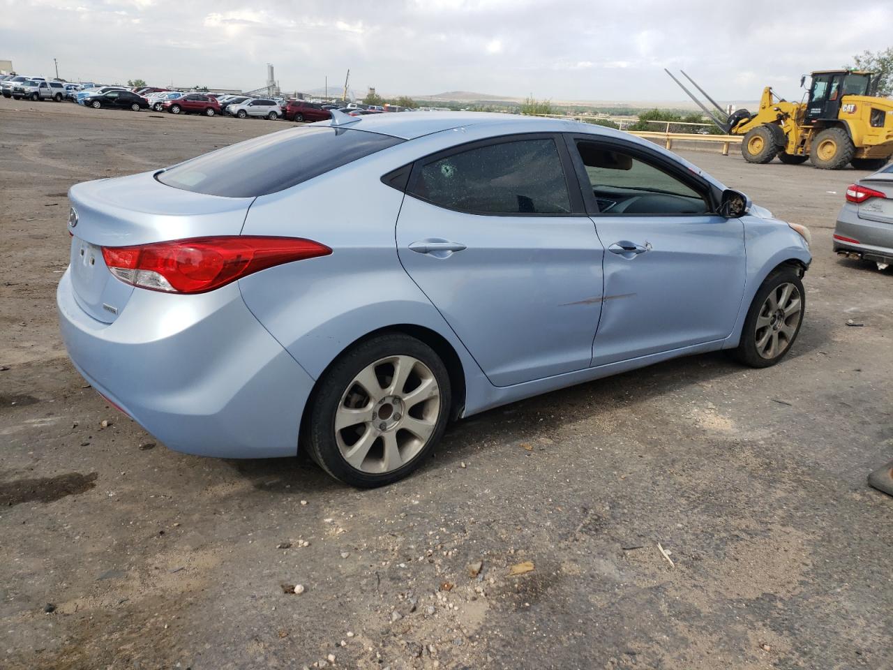 2012 Hyundai Elantra Gls   Turquoise vin: KMHDH4AE2CU426258