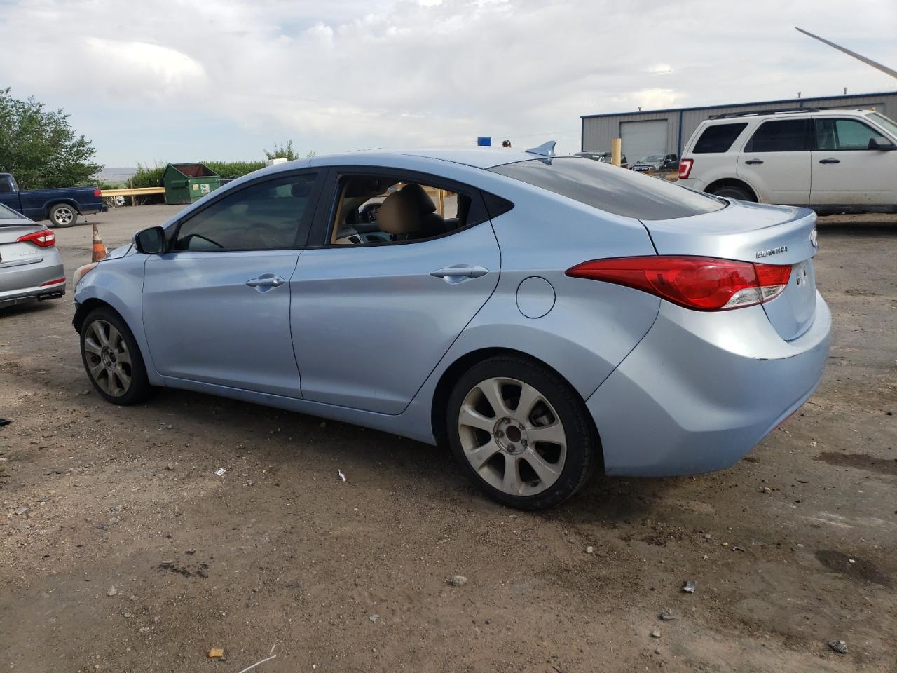 2012 Hyundai Elantra Gls   Turquoise vin: KMHDH4AE2CU426258
