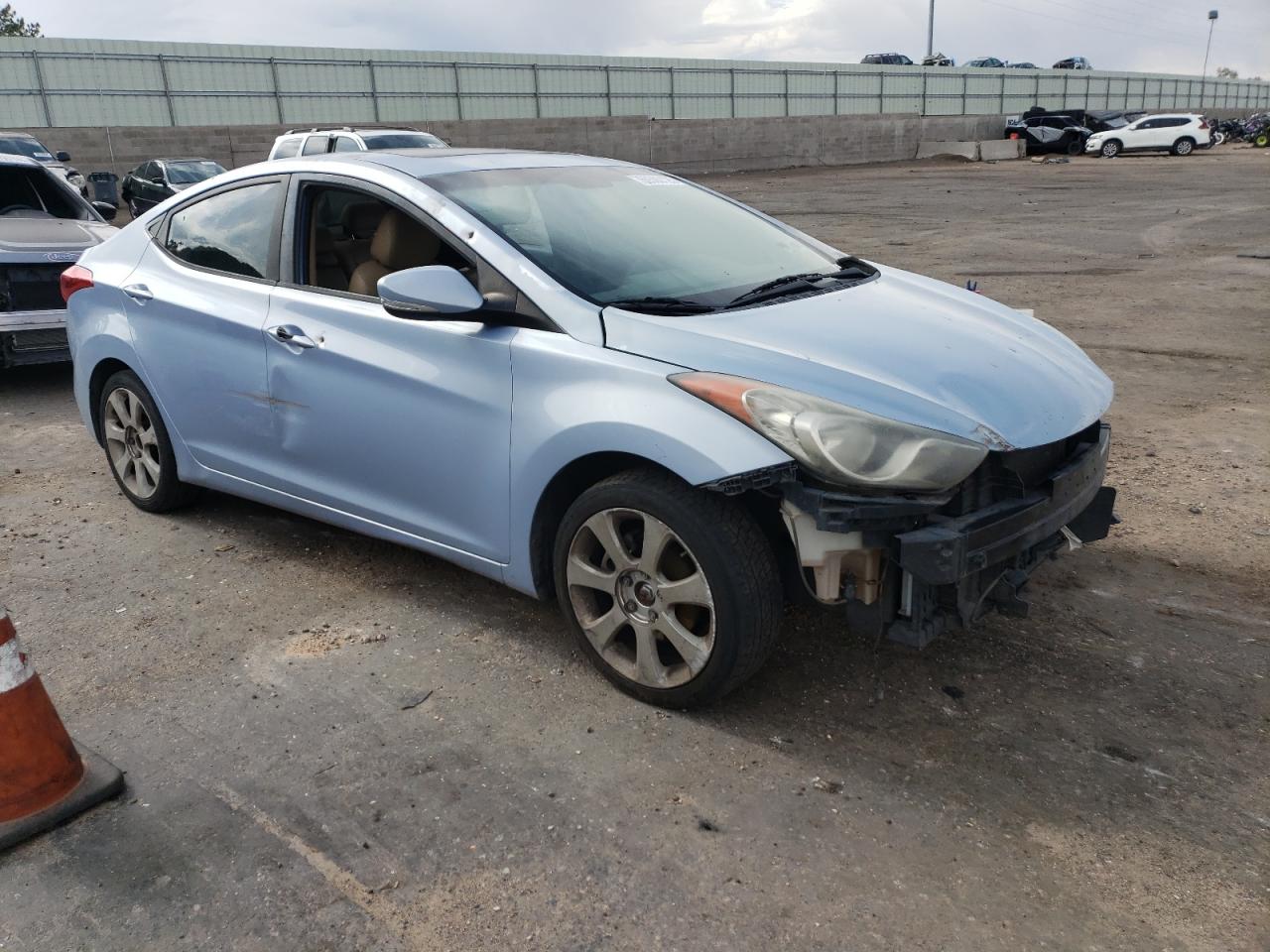2012 Hyundai Elantra Gls   Turquoise vin: KMHDH4AE2CU426258