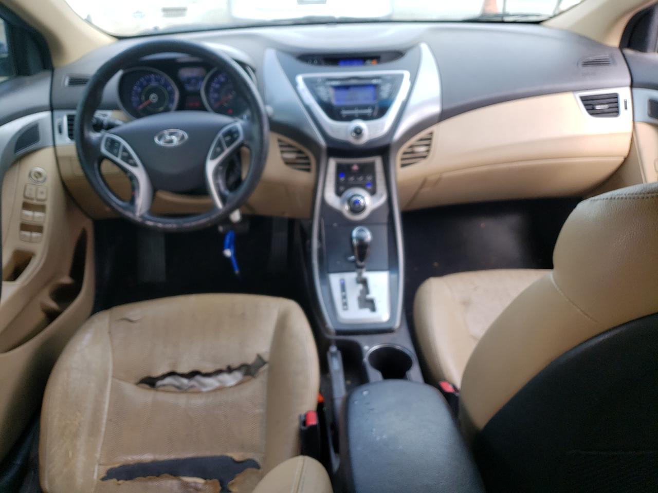 2012 Hyundai Elantra Gls   Turquoise vin: KMHDH4AE2CU426258