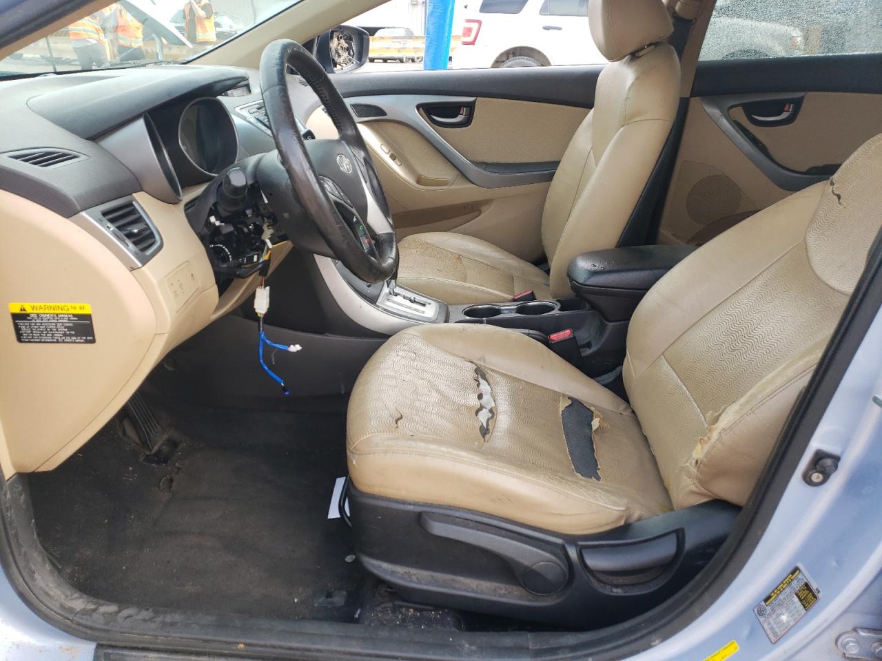 2012 Hyundai Elantra Gls   Turquoise vin: KMHDH4AE2CU426258