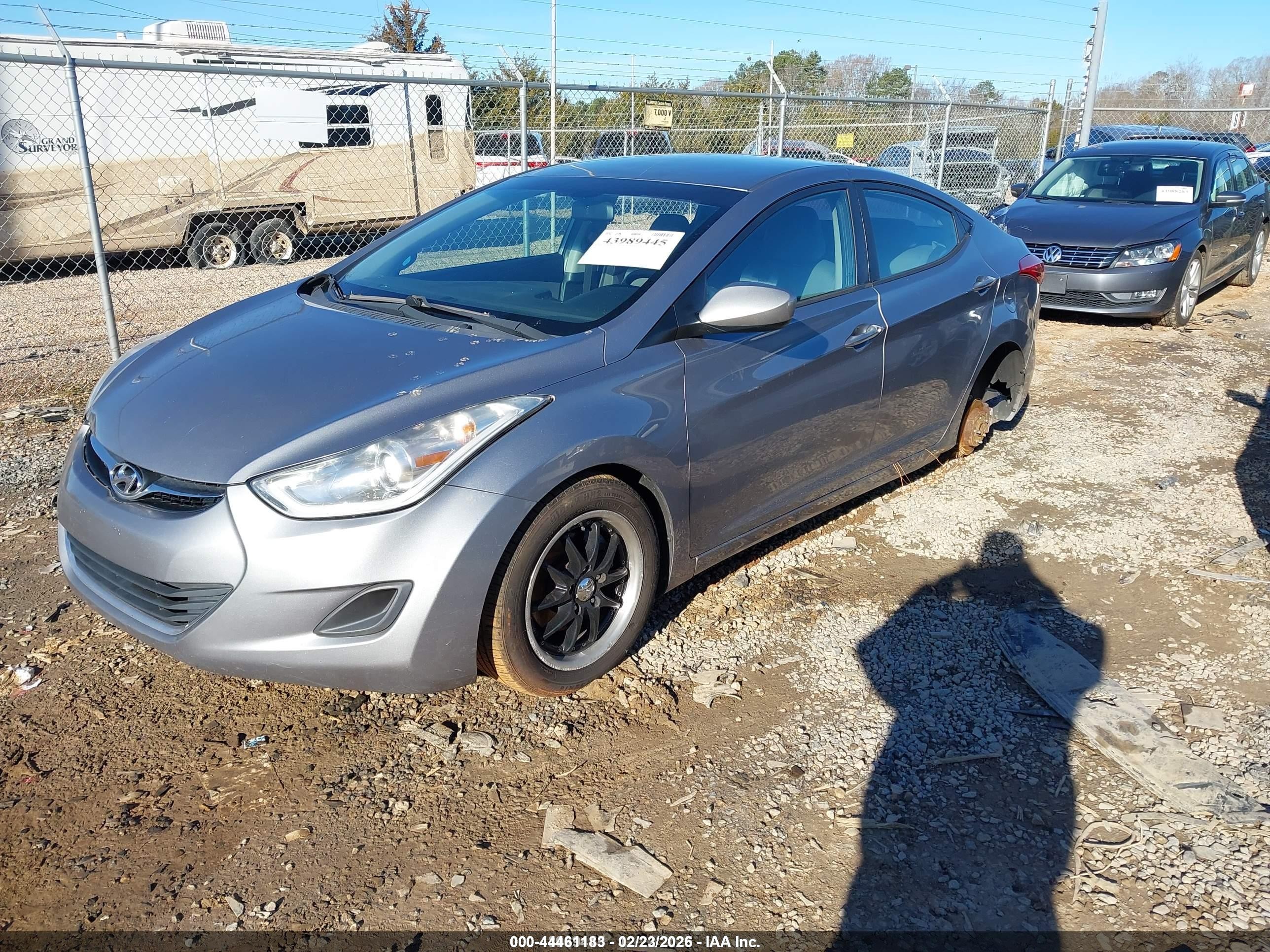 2012 Hyundai Elantra Gls (ulsan Plant) Silver vin: KMHDH4AE2CU427751