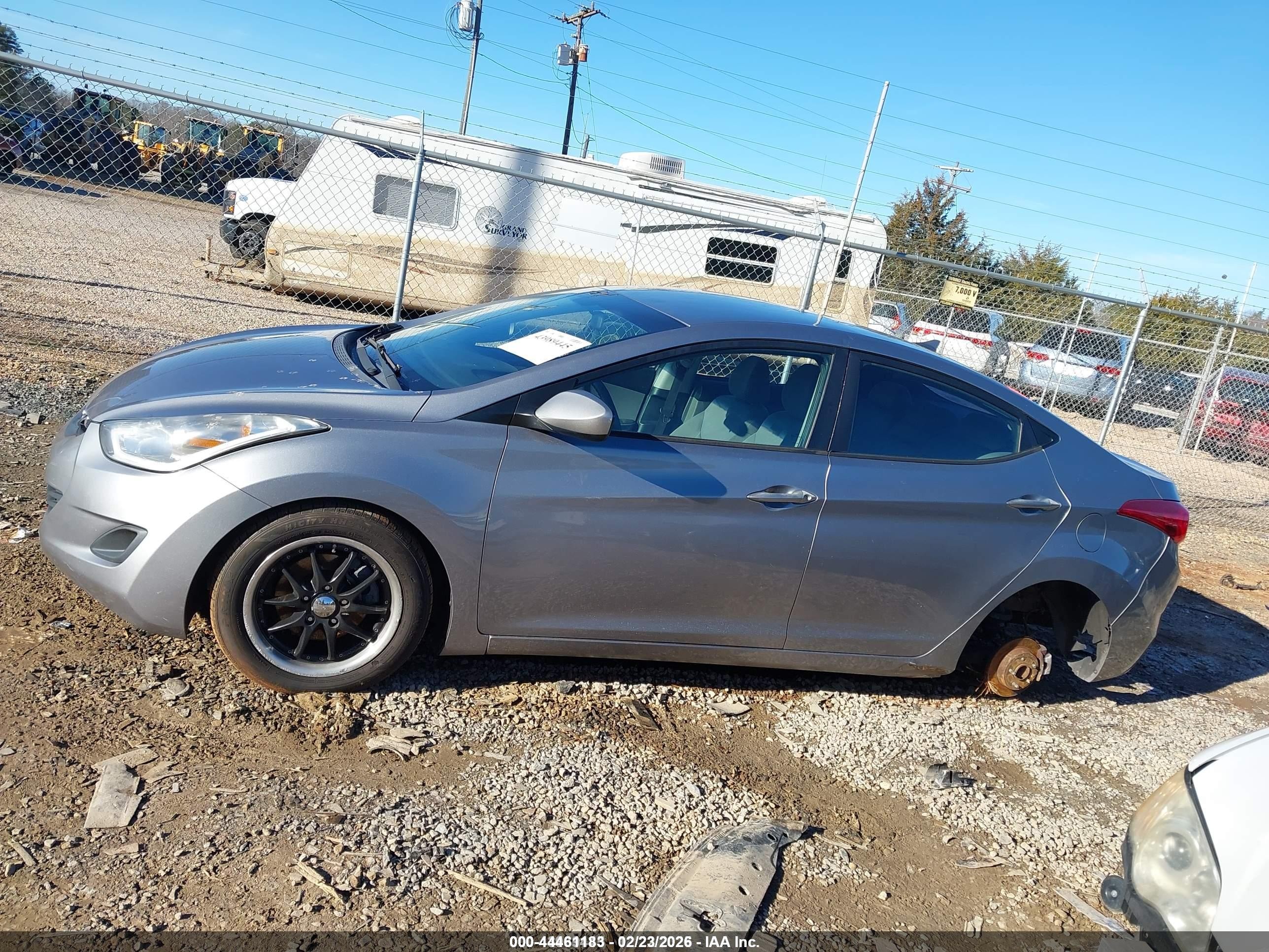2012 Hyundai Elantra Gls (ulsan Plant) Silver vin: KMHDH4AE2CU427751