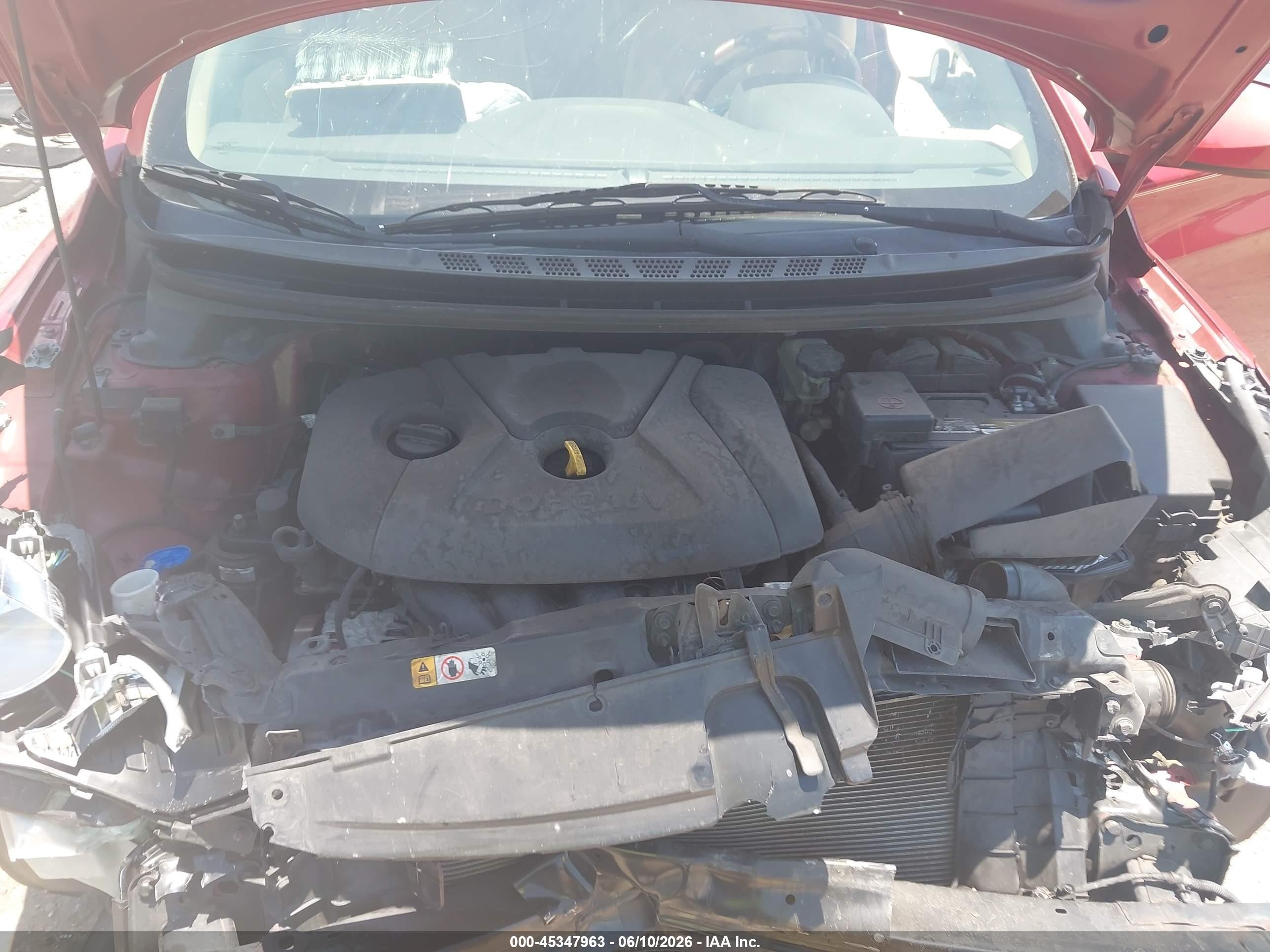 2012 Hyundai Elantra Gls (ulsan Plant) Red vin: KMHDH4AE2CU437194