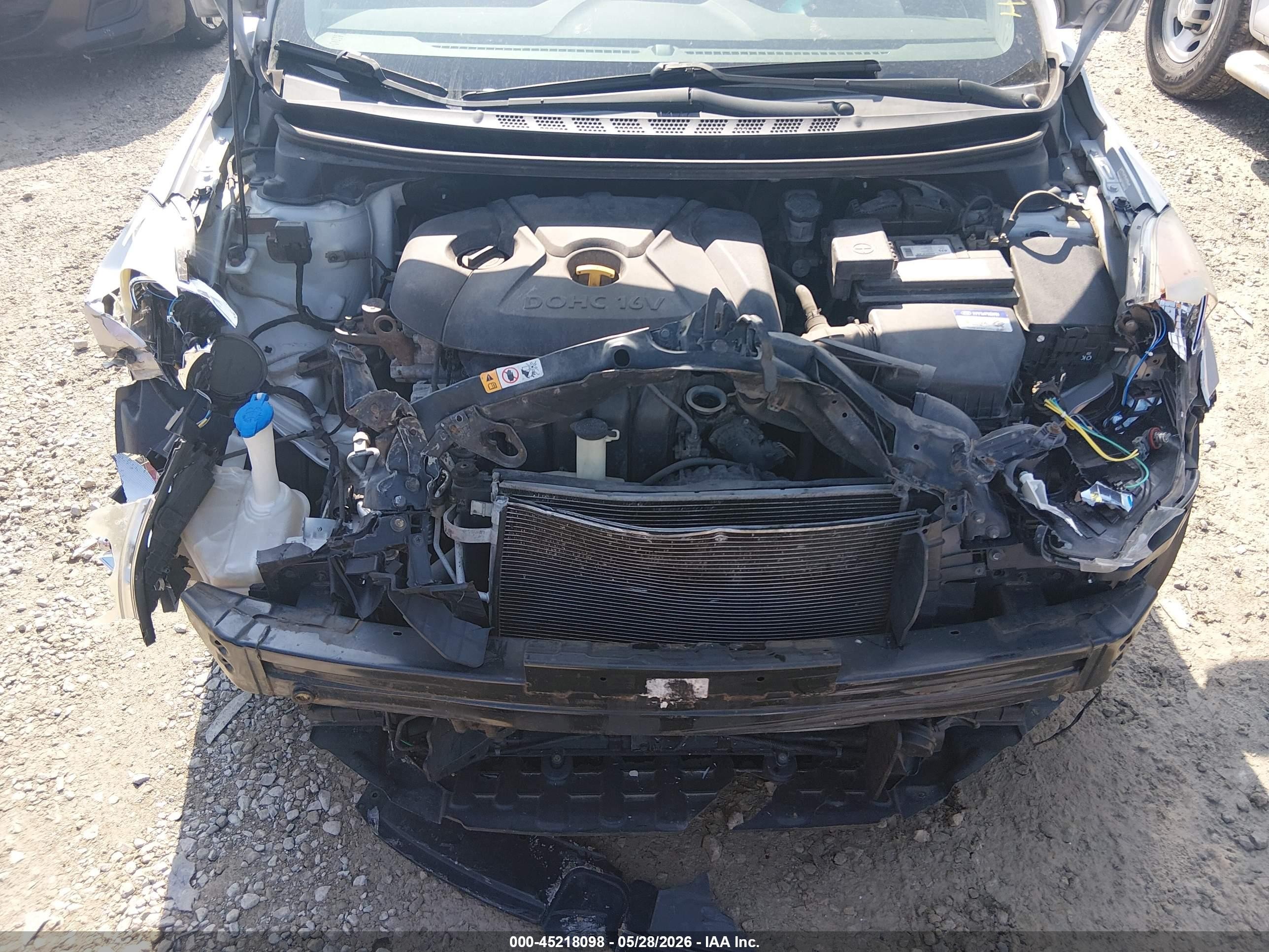 2012 Hyundai Elantra Gls (ulsan Plant) Silver vin: KMHDH4AE2CU441388