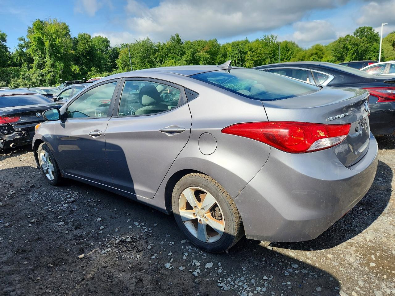 2012 Hyundai Elantra Gls Gray vin: KMHDH4AE2CU455761