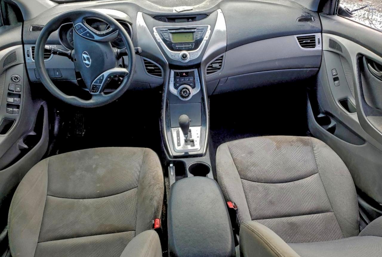 2012 Hyundai Elantra Gls Silver vin: KMHDH4AE2CU460569