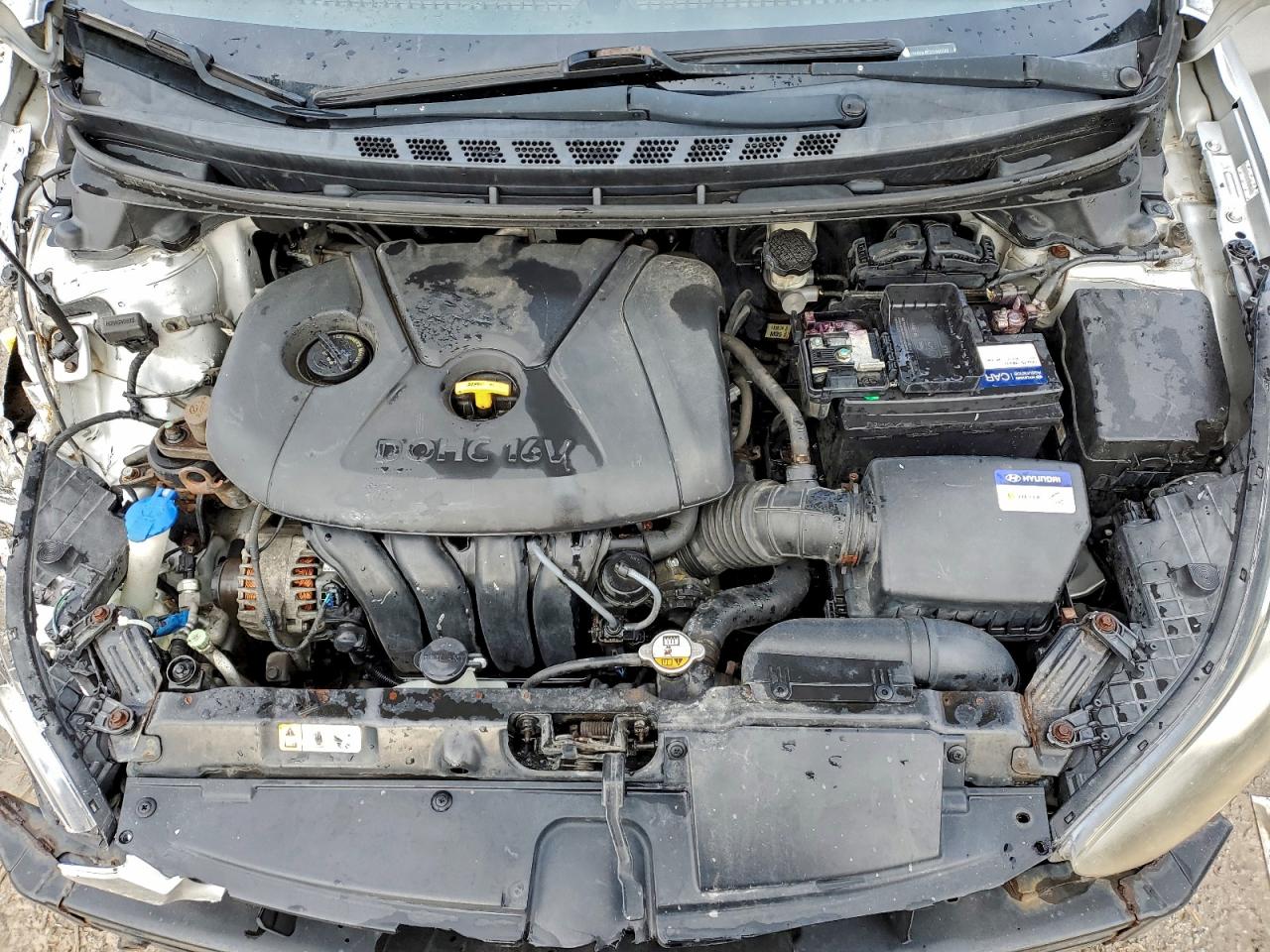 2012 Hyundai Elantra Gls Silver vin: KMHDH4AE2CU460569