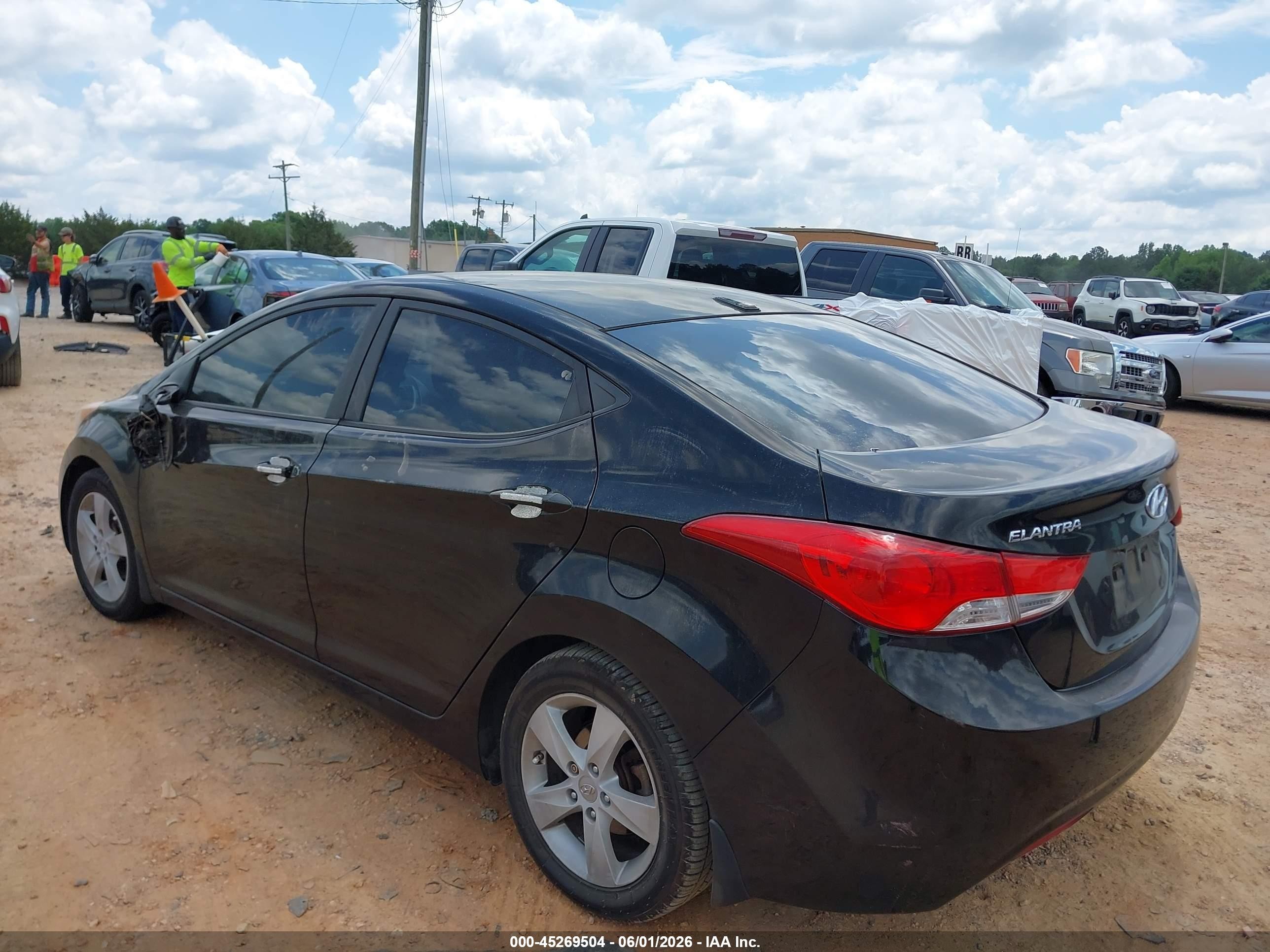 2012 Hyundai Elantra Gls (ulsan Plant) Black vin: KMHDH4AE2CU460622
