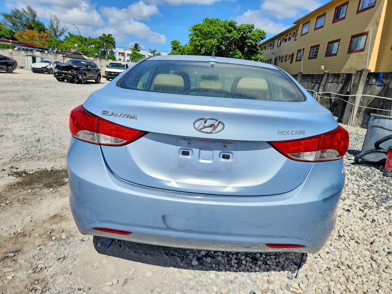 2012 Hyundai Elantra Gls Blue vin: KMHDH4AE2CU469496