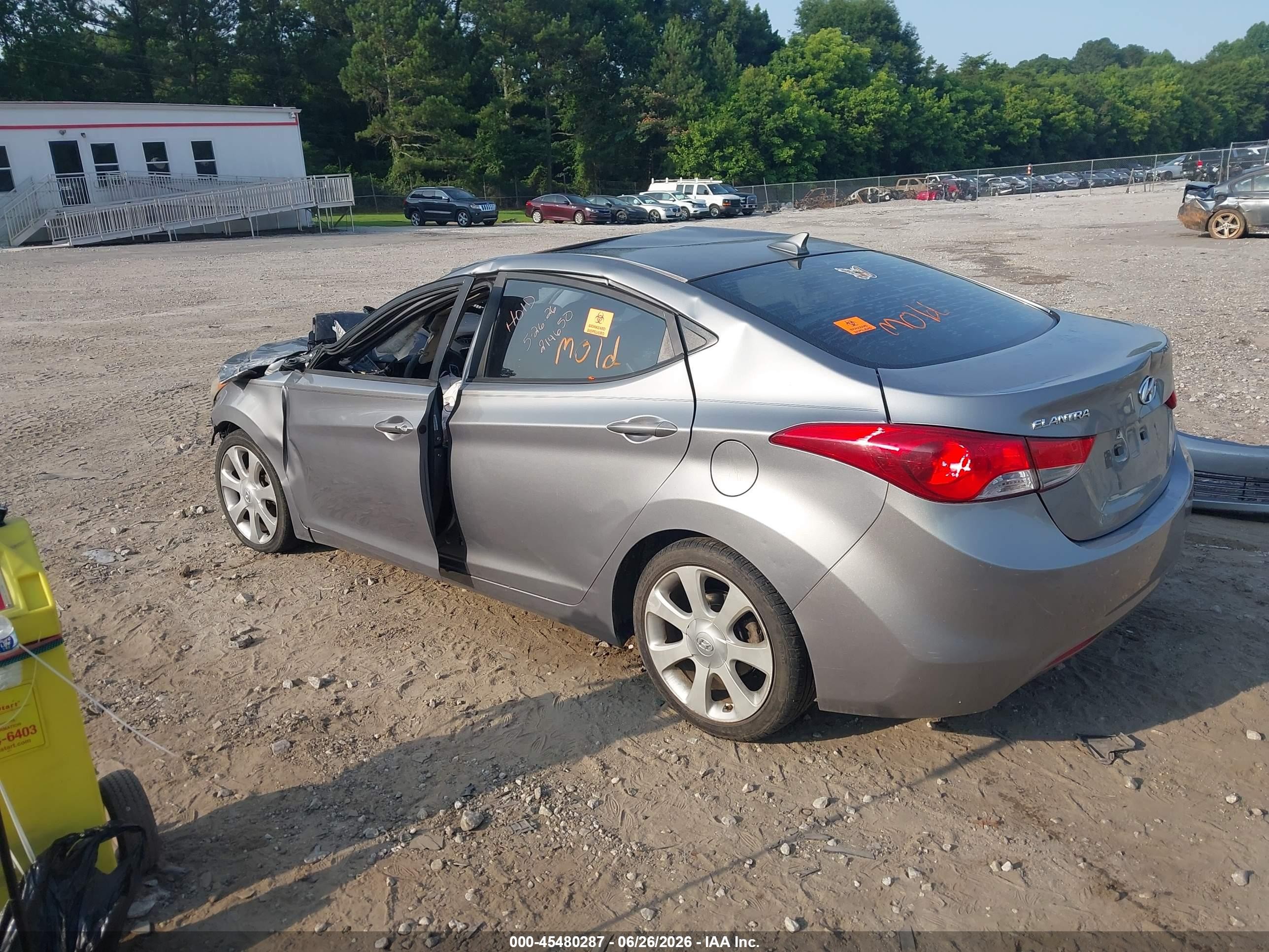 2012 Hyundai Elantra Limited (ulsan Plant) Gray vin: KMHDH4AE2CU479350