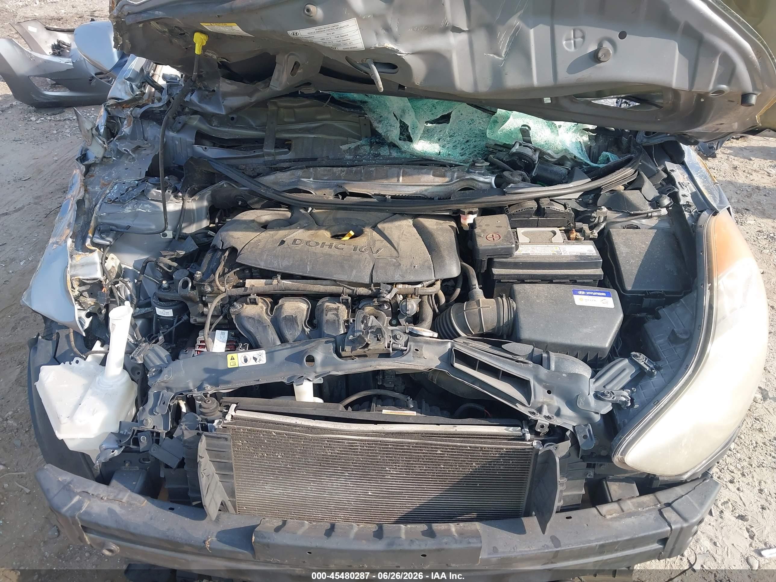 2012 Hyundai Elantra Limited (ulsan Plant) Gray vin: KMHDH4AE2CU479350