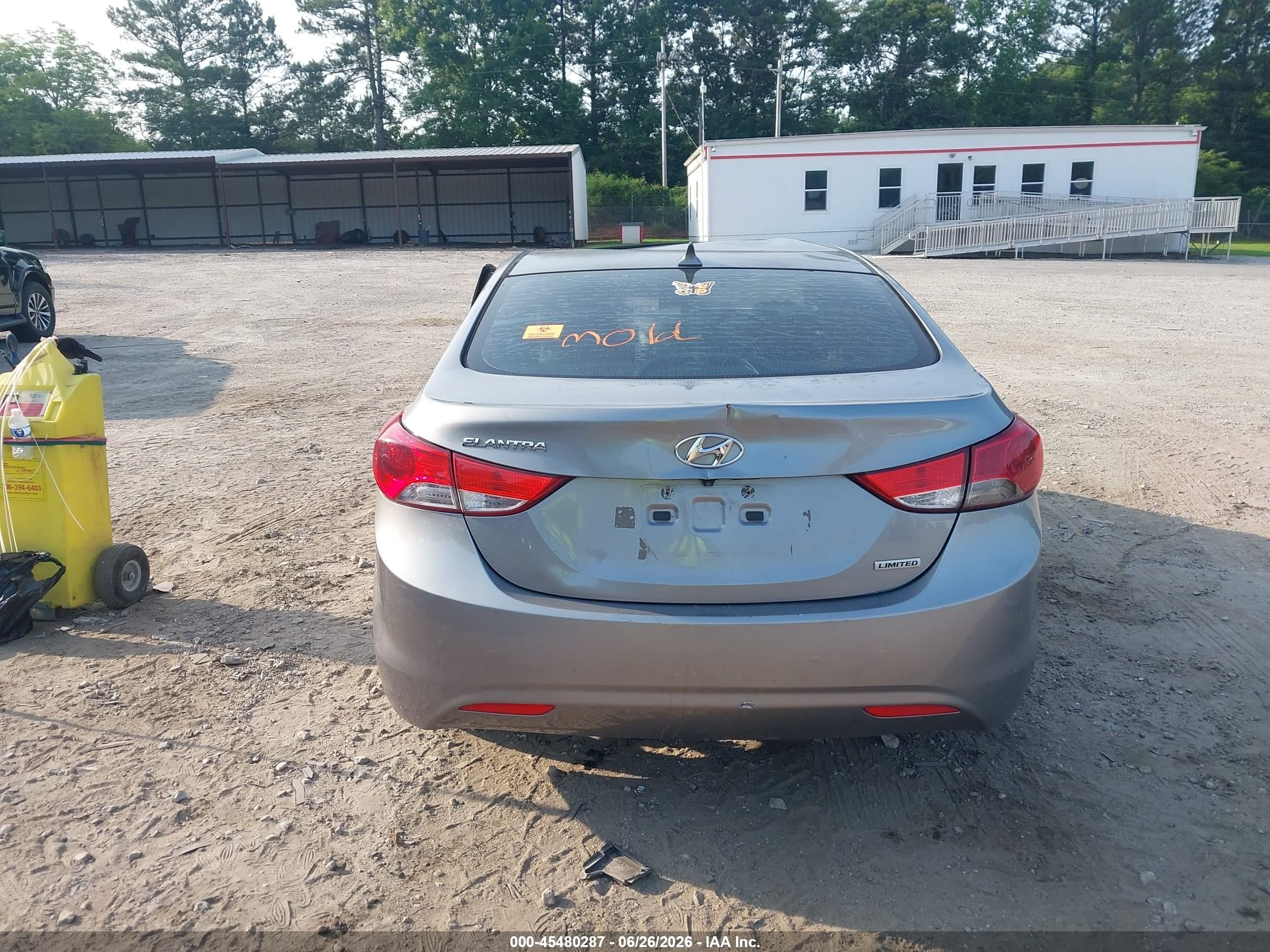2012 Hyundai Elantra Limited (ulsan Plant) Gray vin: KMHDH4AE2CU479350